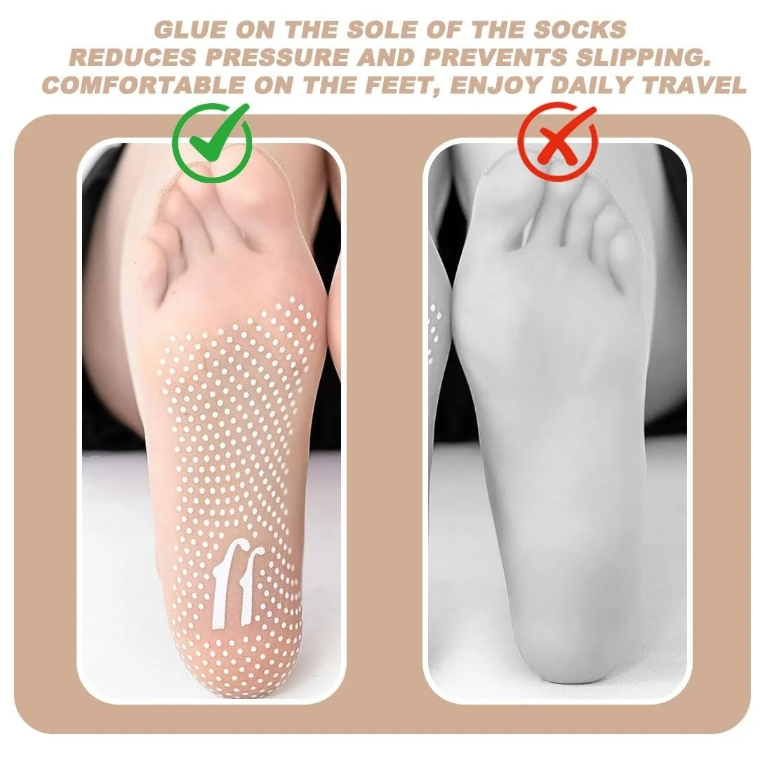 Шкарпетки Прозорі Жіночі Нейлонові, 10 пар, Один Розмір, фото №3 Шкарпетки Прозорі Жіночі Нейлонові, 10 пар, Один Розмір, фото №3