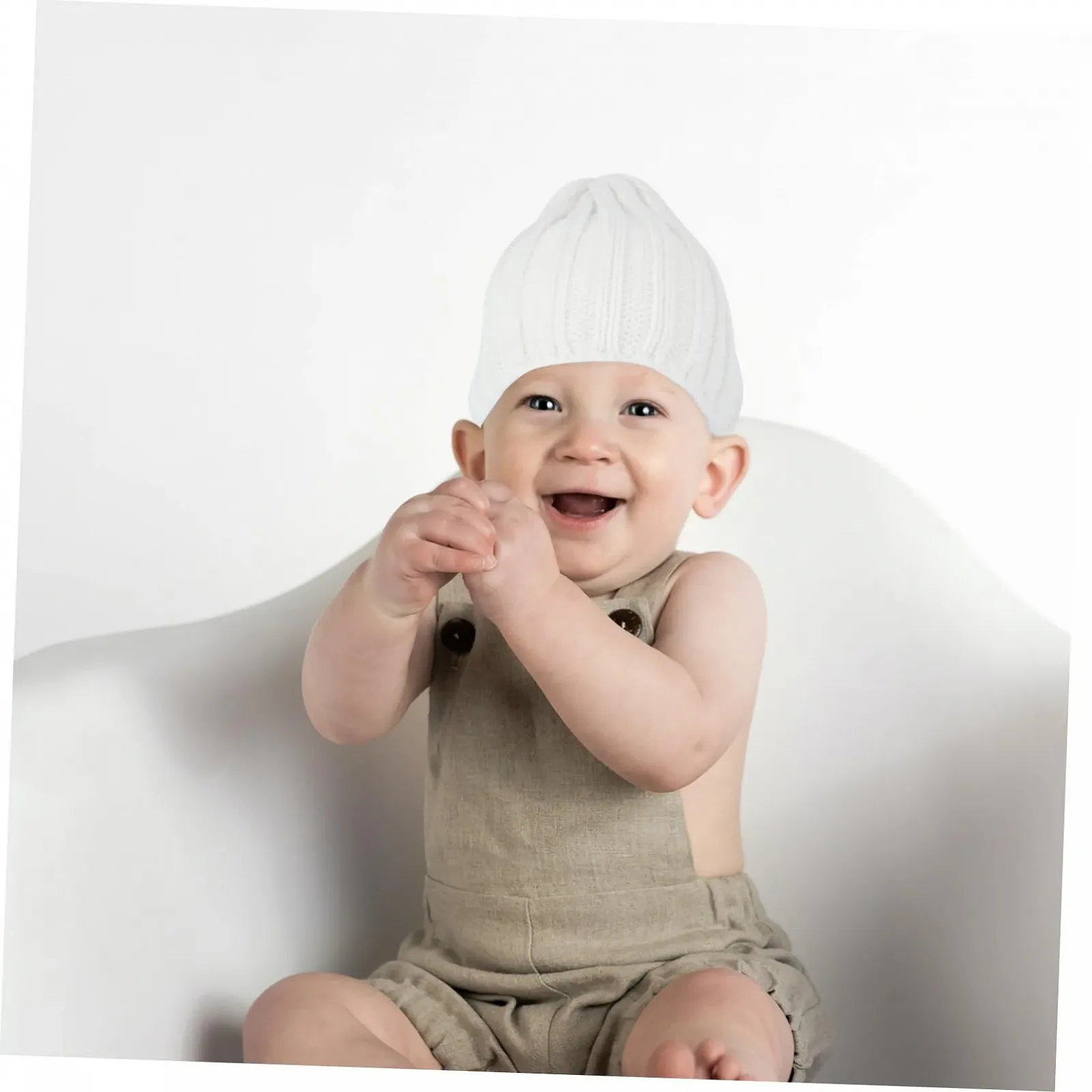 Шапка OATIPHO Вязаная из акрилового волокна для девочек, фото №3 Шапка OATIPHO Вязаная из акрилового волокна для девочек, фото №3