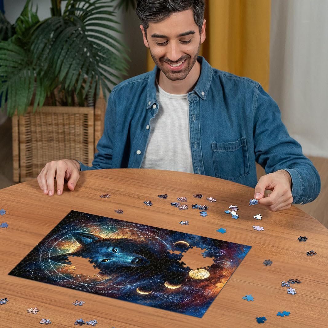 Пазл Ravensburger Luminous Wolf 500 деталей 12+, фото №4