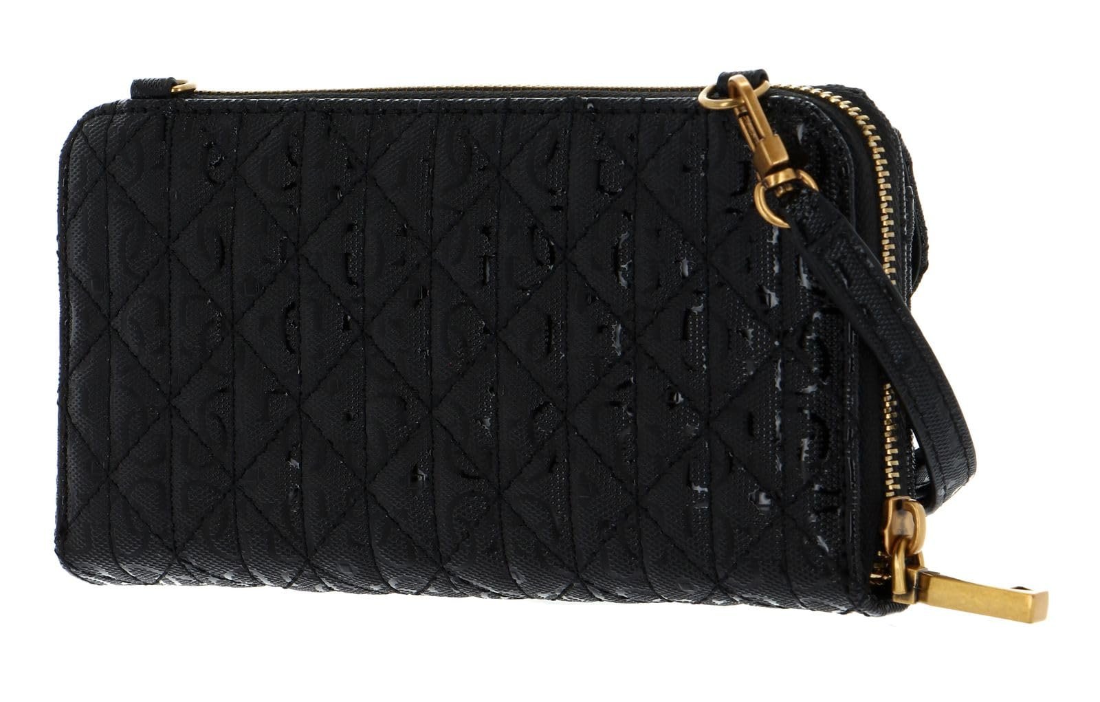 Кошелек GUESS Aveta Mini Crossbody Flap Organiser Черный, черный, Элегантный, фото №4