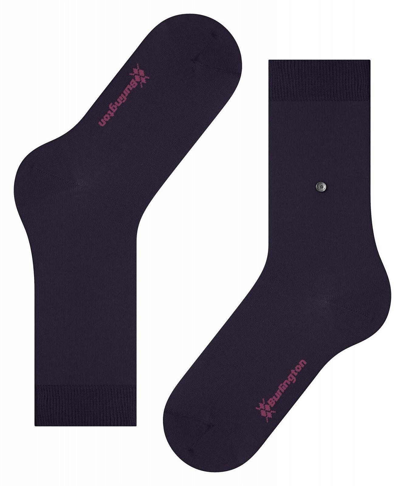 Женские носки Burlington Lady Дышащие Прочные органический хлопок Плоский шов Без давления на пальцы Удобные Однотонные Для бизнеса На каждый день Один размер Подходят всем В подарок 1 пара, фото №5