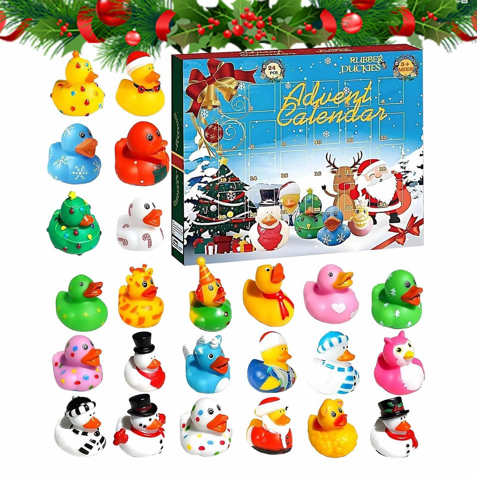 Календарь обратного отсчета к Рождеству Игрушка для ванной Мини-коллекция игрушек 24 дня, фото №8