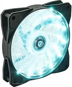 Вентилятор Frime Iris LED Fan 15LED Azure (FLF-HB120A15); 120х120х25мм 3-pin+4-pin molex - Фото 1
