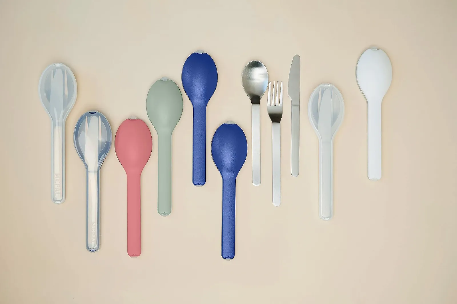 Набор столовых приборов Mepal Ellipse Нож, вилка и ложка Нержавеющая сталь Nordic Sage, фото №6