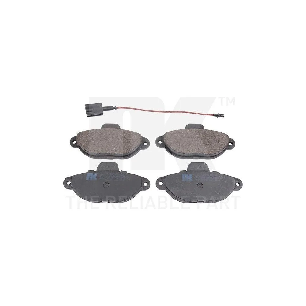 Комплект тормозных колодок дискового тормоза NK 222590 для FORD, передняя ось, фото №1