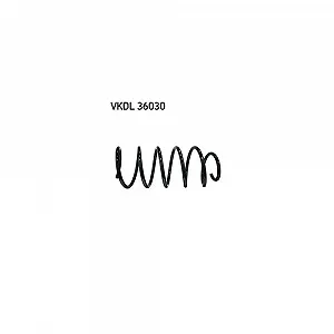 Пружина підвіски SKF VKDL 36030 для VOLVO, передня вісь - Фото 1