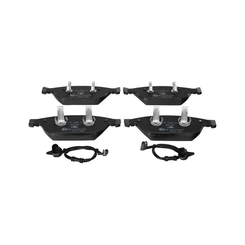 Комплект тормозных колодок, дисковый тормоз ATE 13.0460-7281.2 для VAG, передняя ось, фото №1 Комплект тормозных колодок, дисковый тормоз ATE 13.0460-7281.2 для VAG, передняя ось, фото №1