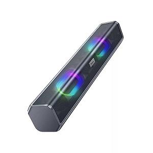 Портативна колонка HOCO BS49 Dazzling sound desktop wireless speaker Metal Gray synthetic.ua - Фото 1