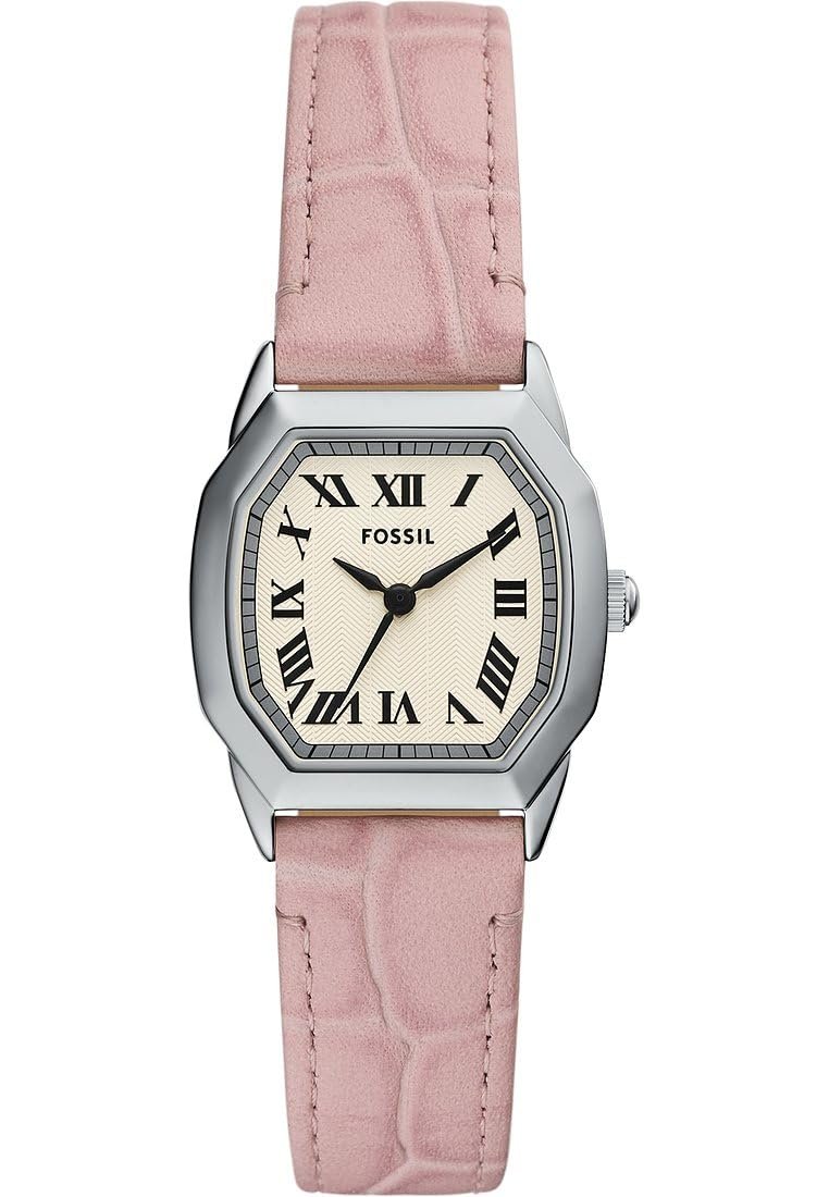 Жіночий годинник Аналоговий Fossil ES5406 з японським кварцовим механізмом та шкіряним ремінцем, фото №1