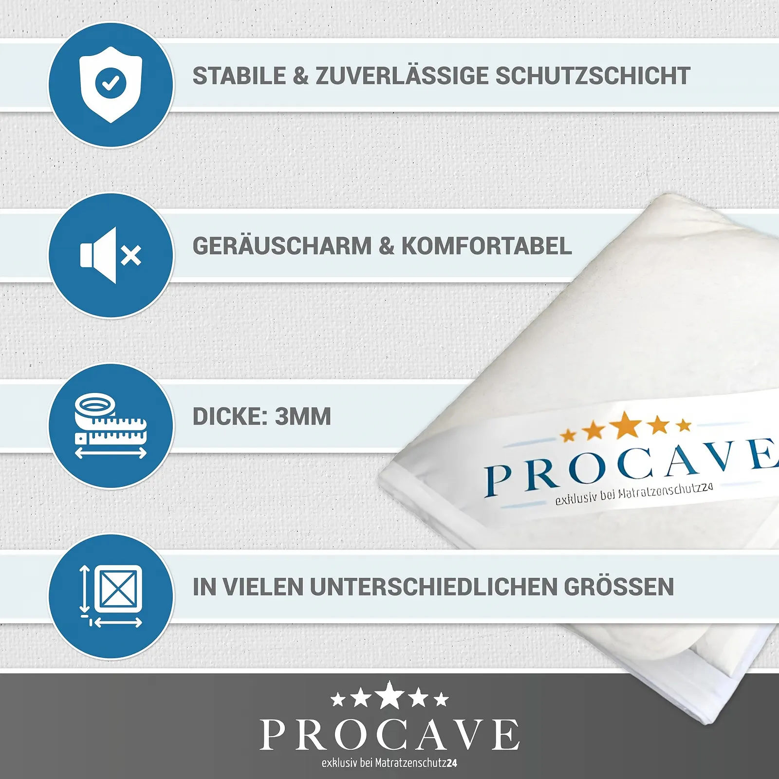 Протектор для ламелей PROCAVE Felt, фото №5