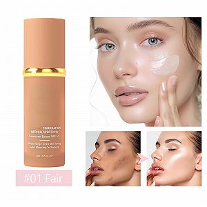 Основы универсальные Foundation 4-в-1 SPF 50+ Увлажняющий, среднее полное покрытие Водостойкий цена на synthetic.ua - Фото 1 Основы универсальные Foundation 4-в-1 SPF 50+ Увлажняющий, среднее полное покрытие Водостойкий synthetic.ua - Фото 1