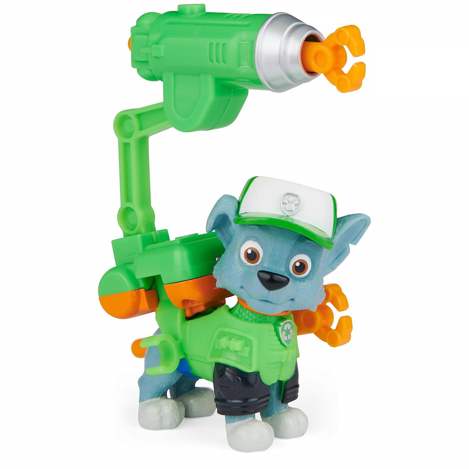 Фігурка Paw Patrol Rocky з рюкзаком і 2 снарядами, фото №1
