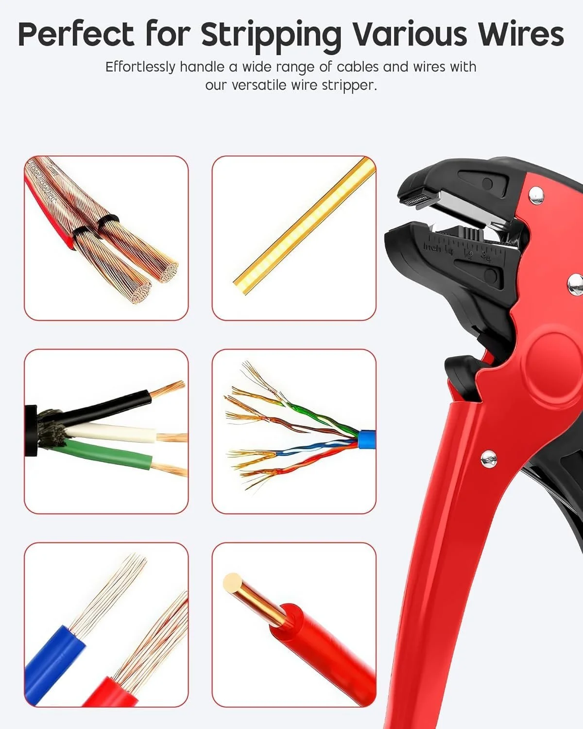 Стриппер изолированный 14-24 AWG Eagle Tip регулируемый, фото №6