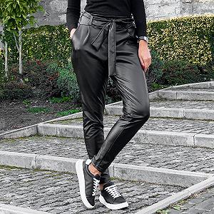 Брюки Kendindza Женские из искусственной кожи с высокой талией цена на synthetic.ua - Фото 1 Брюки Kendindza Женские из искусственной кожи с высокой талией synthetic.ua - Фото 1