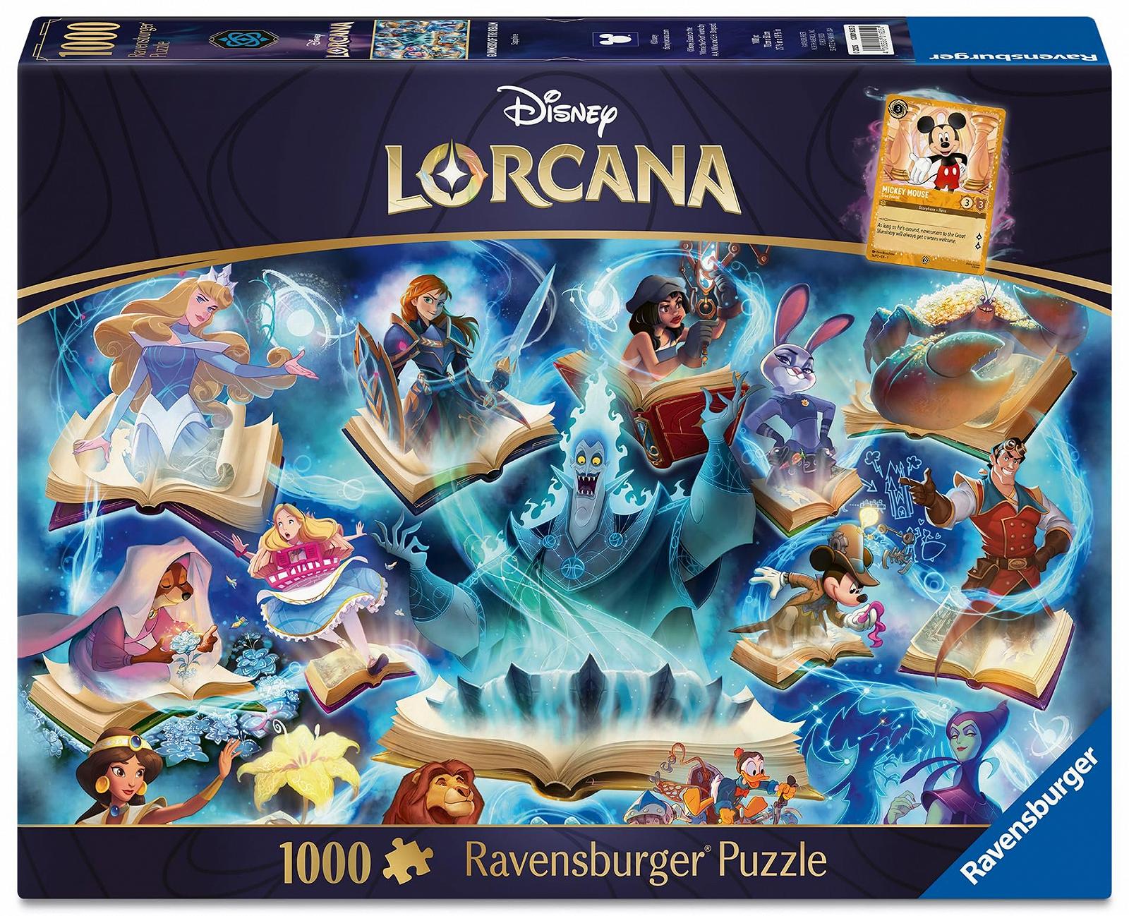 Пазл Ravensburger Disney Lorcana Glimmers of The Realm: Sapphire 1000 элементов, фото №2