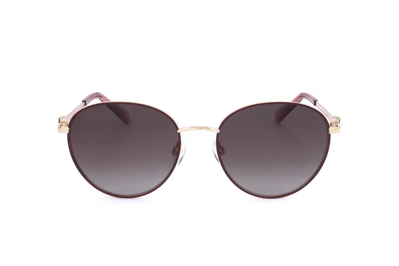 Сонцезахисні окуляри MOSCHINO LOVE Жіночі MOL074/S, Бордовий/Золотий, 70, фото №2