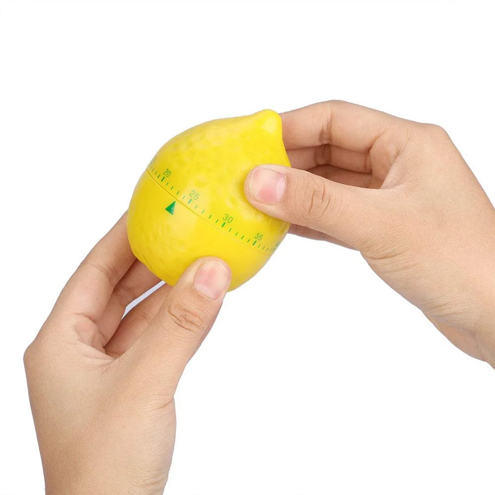 Таймер кухонный механический Lemon Shape Egg Timer в форме лимона, фото №6