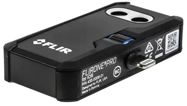 Тепловізійна камера FLIR ONE Pro 640 x 480 70mk 9Hz Чорний, фото №3