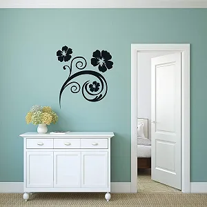 Наклейка на стіну kleb-Drauf 1 Flower Tendril Срібляста матова synthetic.ua - Фото 1