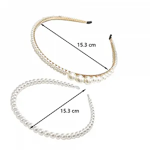 Обруч з перлинами, Набір з 5 штук synthetic.ua - Фото 1