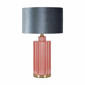 Настільна лампа Dmora Wainuiomata E53 червоний абажур synthetic.ua - Фото 1