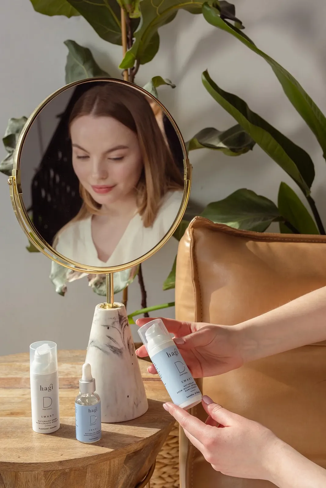 Маска для обличчя Hagi SMART D Зволожуюча з D-пантенолом, 50 мл, фото №4