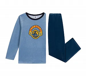 Пижама Petit Bateau с длинными рукавами для мальчиков synthetic.ua - Фото 1