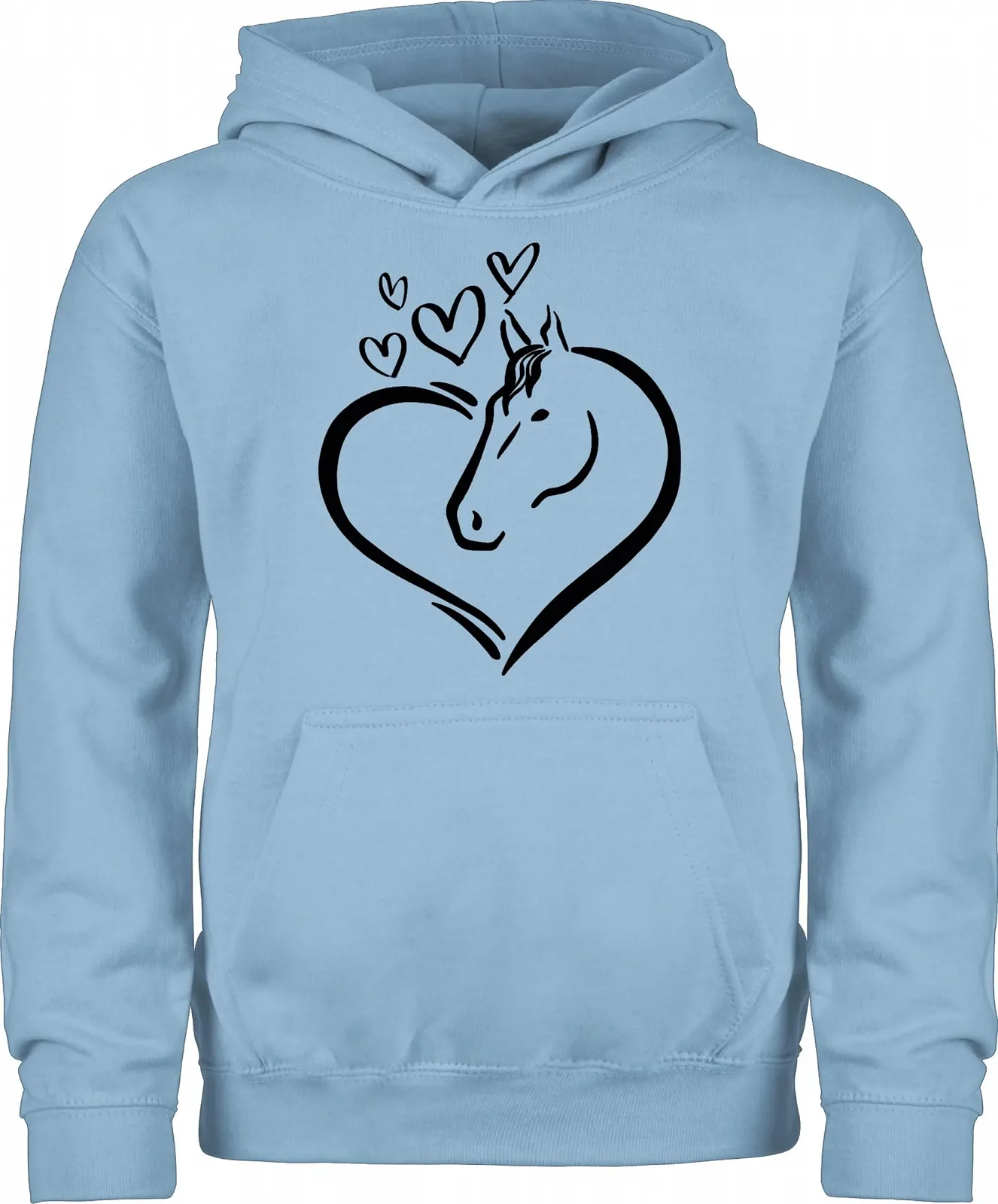 Дитяча Толстовка Shirtracer Кінь Портрет коня в серці, фото №1