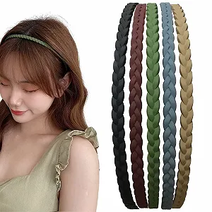 Набор пластиковых обручей для волос 5 шт. Тонкий - Фото 1