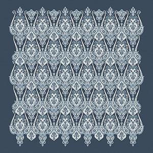 Покривало Bassetti Ragusa 9322163 Бавовна Блакитний, розміри 260 x 260 см - Фото 1