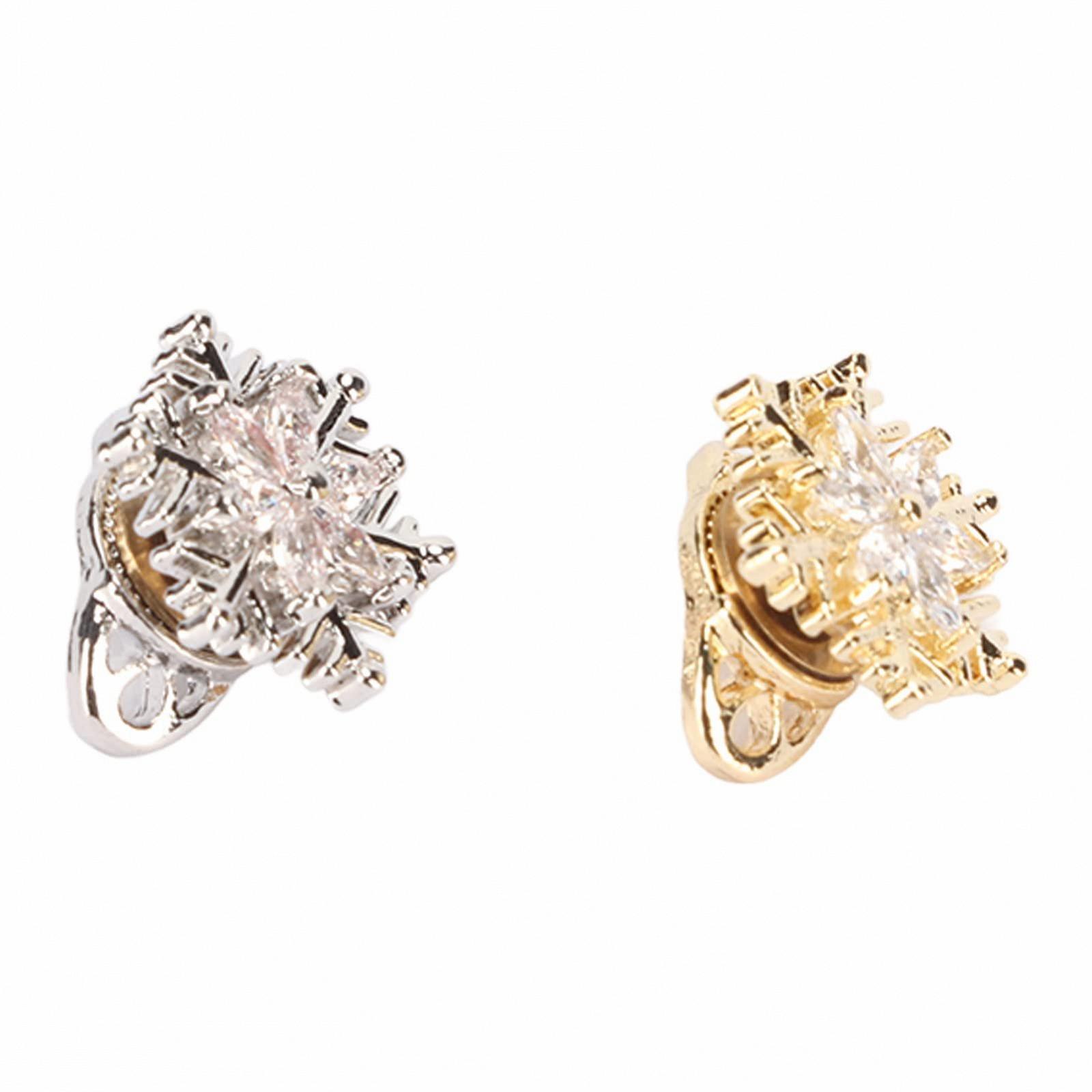 Украшения для ногтей снежинки Вращающиеся блестящие DIY стразы для маникюра 3D роскошные стразы для девушек и женщин, фото №6