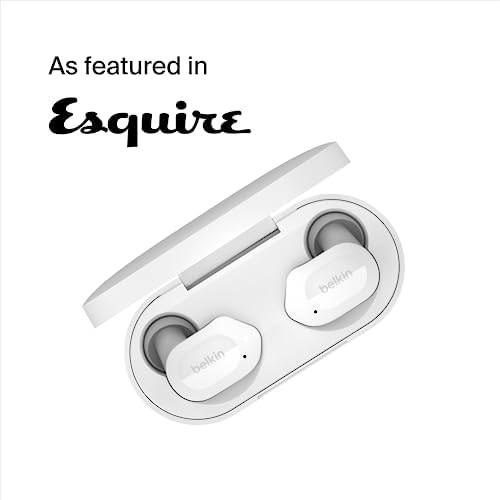 Навушники Belkin Soundform Play True Wireless In-Ear Білі AUC005, фото №2