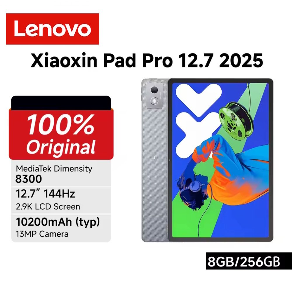 Планшет Lenovo Xiaoxin Pad Pro 2025 8/256 12.7'' Dimensity 8300 10200 мАh Grey , фото №1