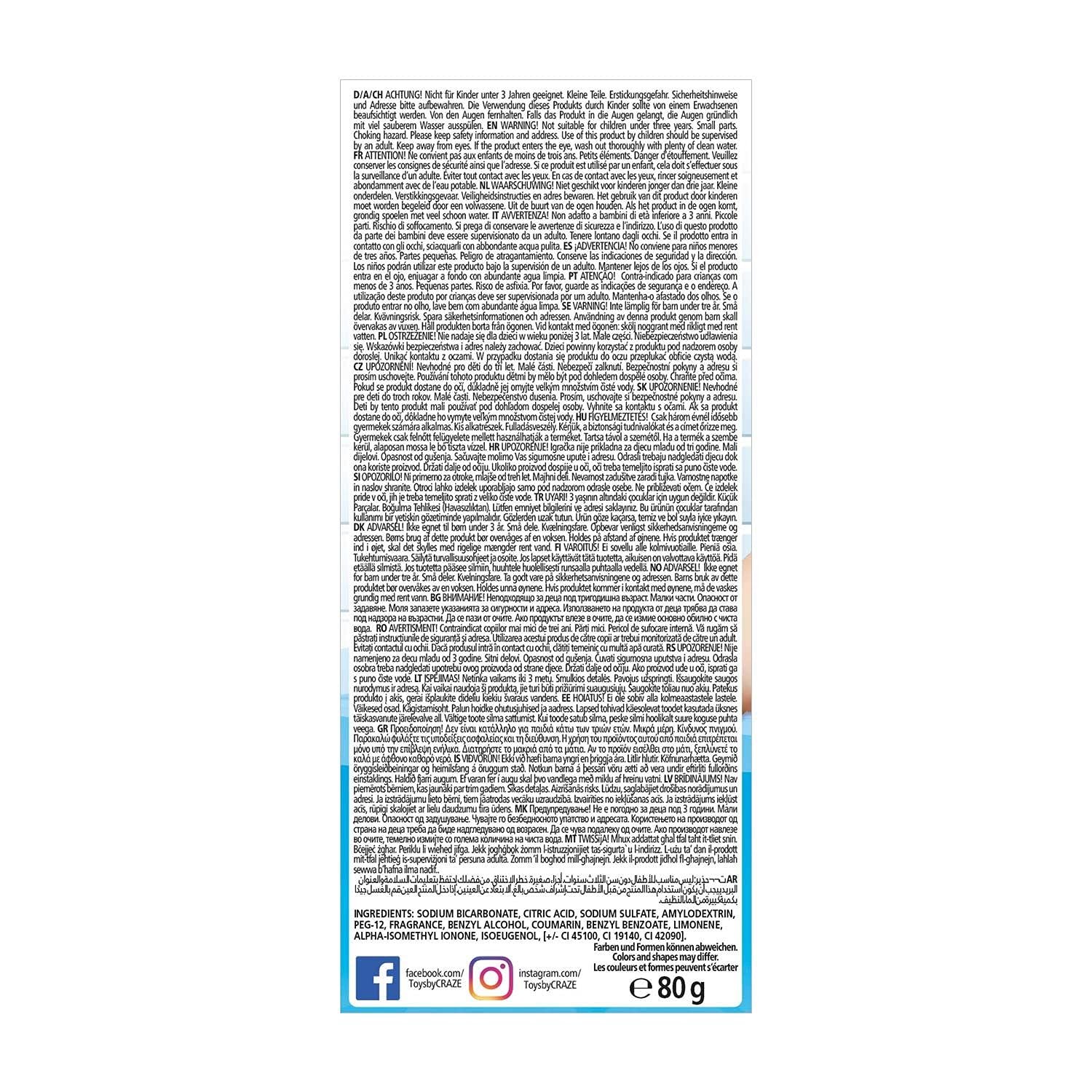 Бомбочка для ванни CRAZE INKEE Funnyz з іграшкою для ванни Морська тварина, фото №11