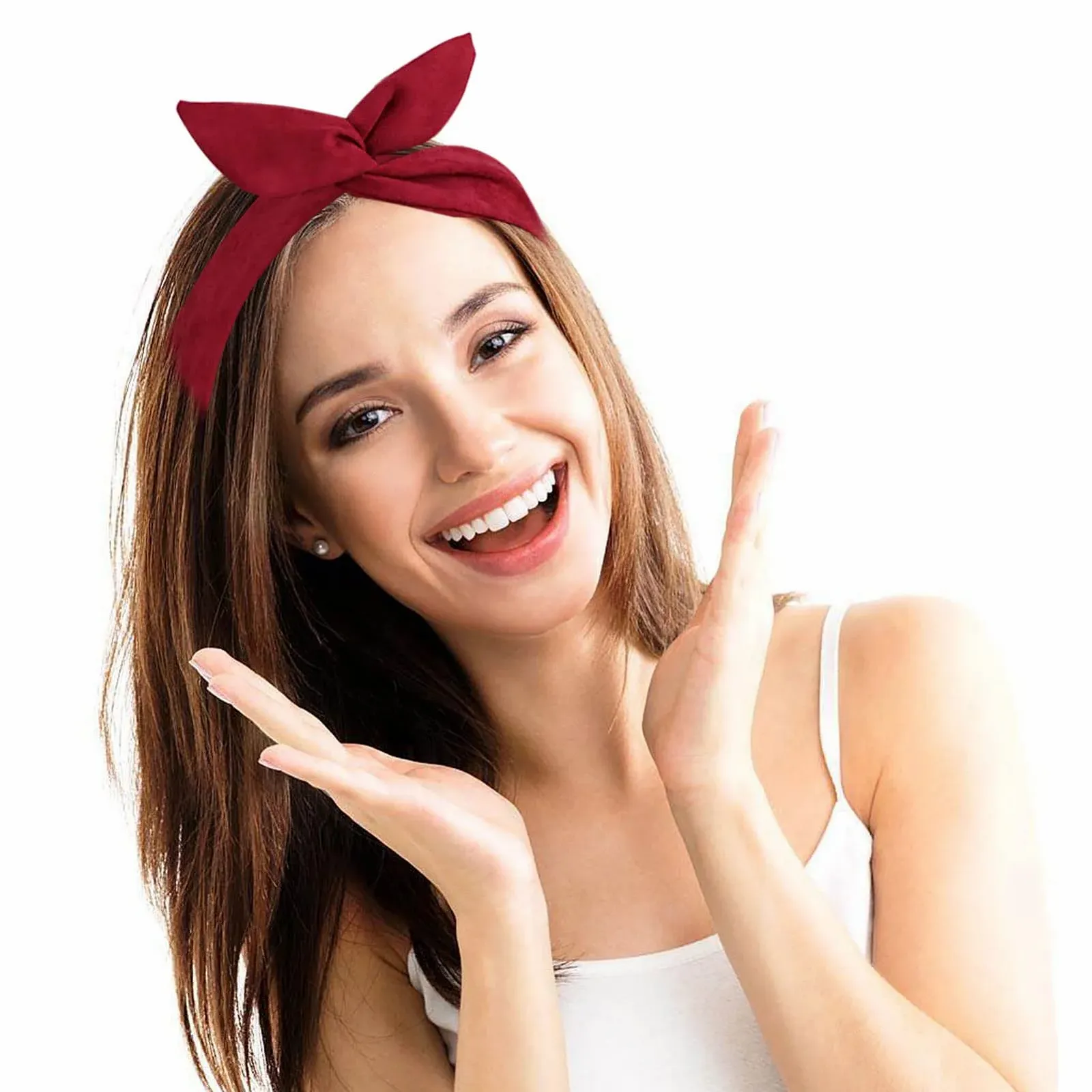 Пов'язка на голову з бантом Вінтажна Жіноча, фото №6