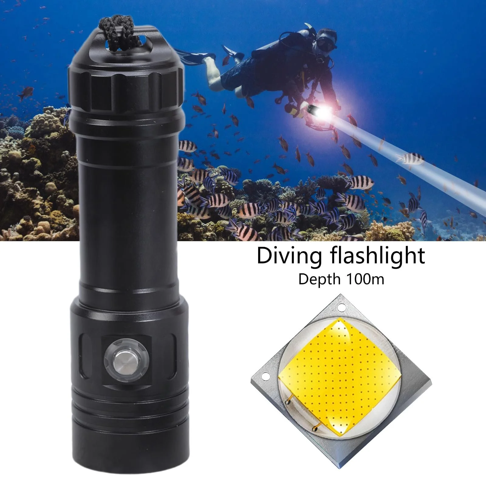 Ліхтар для підводного плавання LED Scubas Power 1000LM, фото №3 Ліхтар для підводного плавання LED Scubas Power 1000LM, фото №3