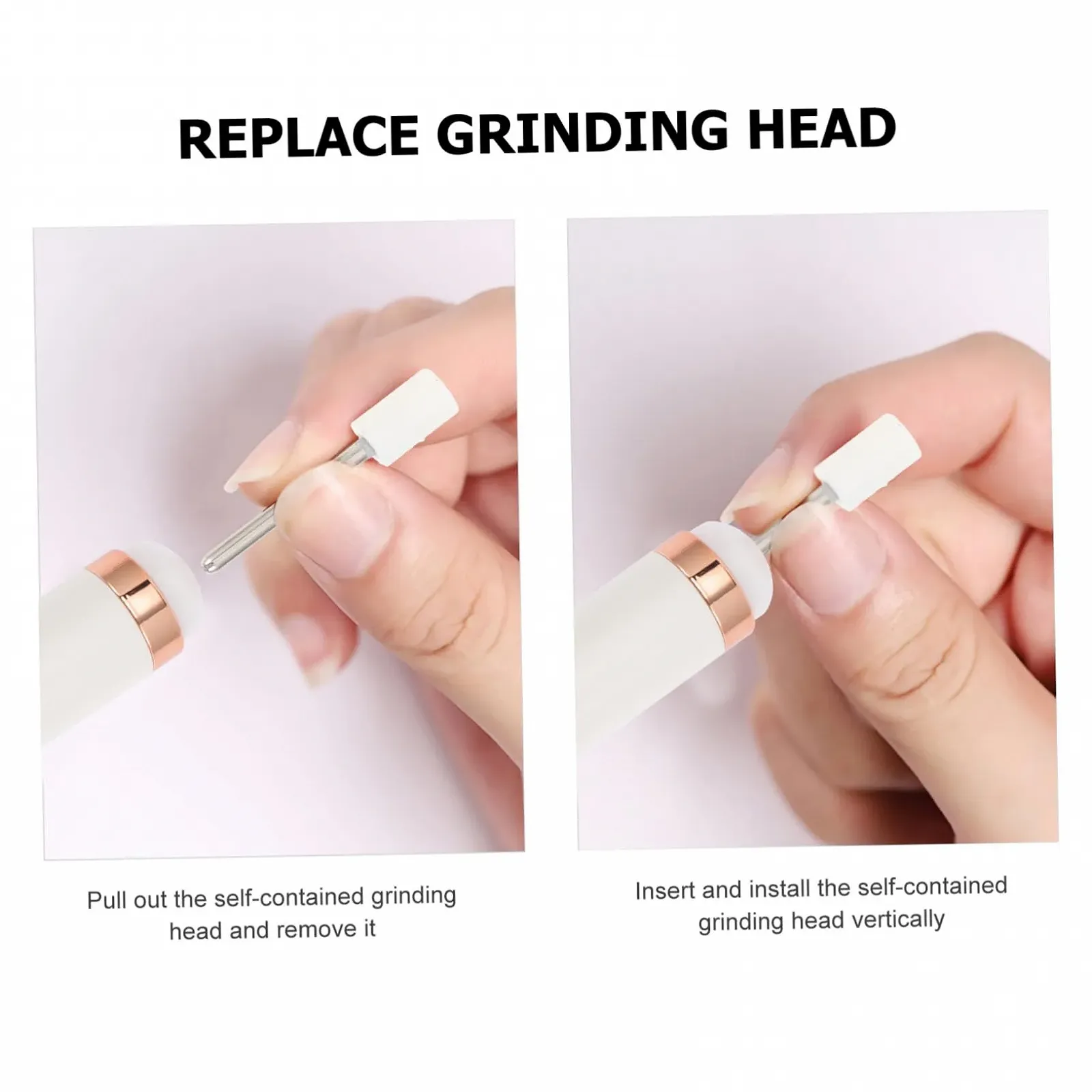 Машинка для маникюра Healvian, беспроводная, профессиональная, белая, пластиковая, полировальная, фото №9 Машинка для маникюра Healvian, беспроводная, профессиональная, белая, пластиковая, полировальная, фото №9