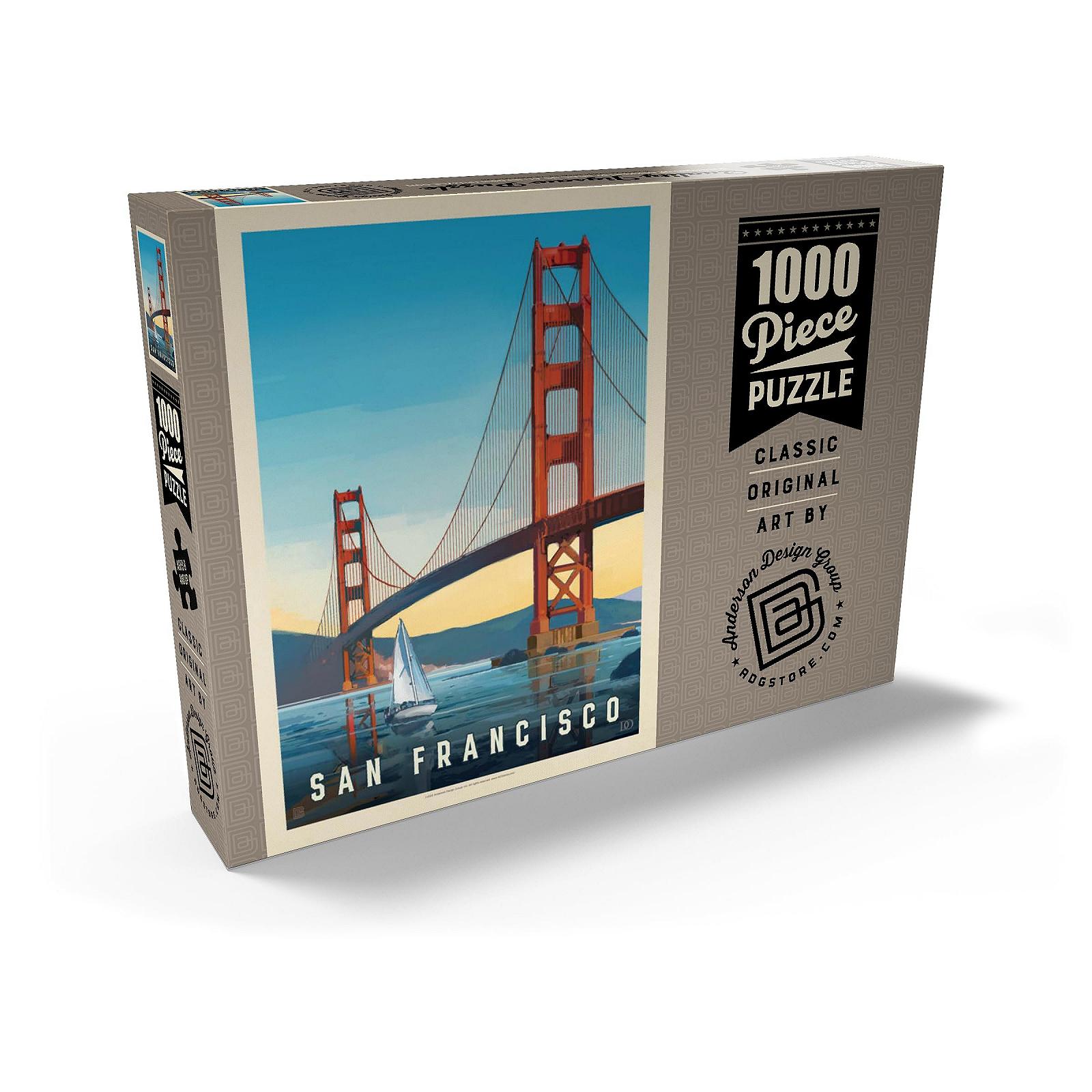 Пазл MyPuzzle Special Collection San Francisco: Under The Golden Gate, Vintage Poster 1000 элементов, фото №2 Пазл MyPuzzle Special Collection San Francisco: Under The Golden Gate, Vintage Poster 1000 элементов, фото №2