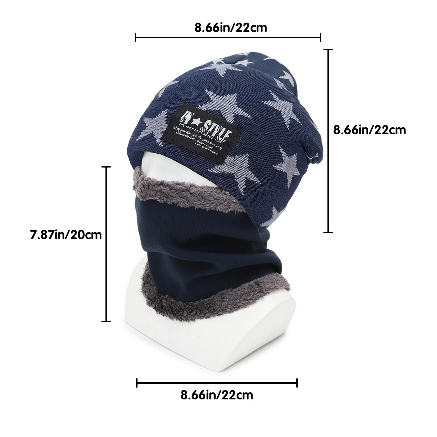 Шапка-біні OUOQI Дитяча Зимова, фото №1 Шапка-біні OUOQI Дитяча Зимова, фото №1