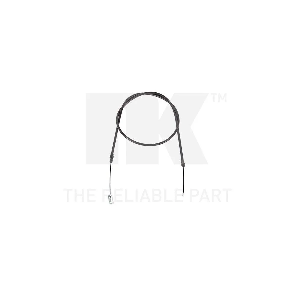 Трос стоянкового гальма NK 903745 для PEUGEOT, передній, фото №1