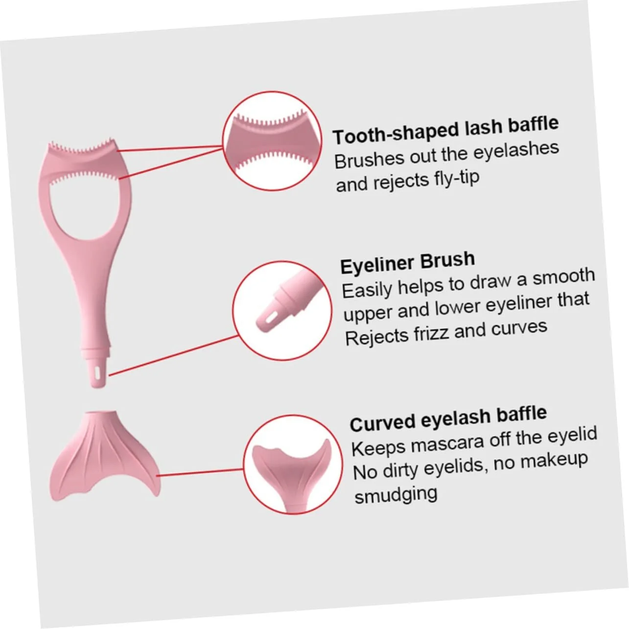 Трафарети для макіяжу MAGICLULU 8 шт, фото №4