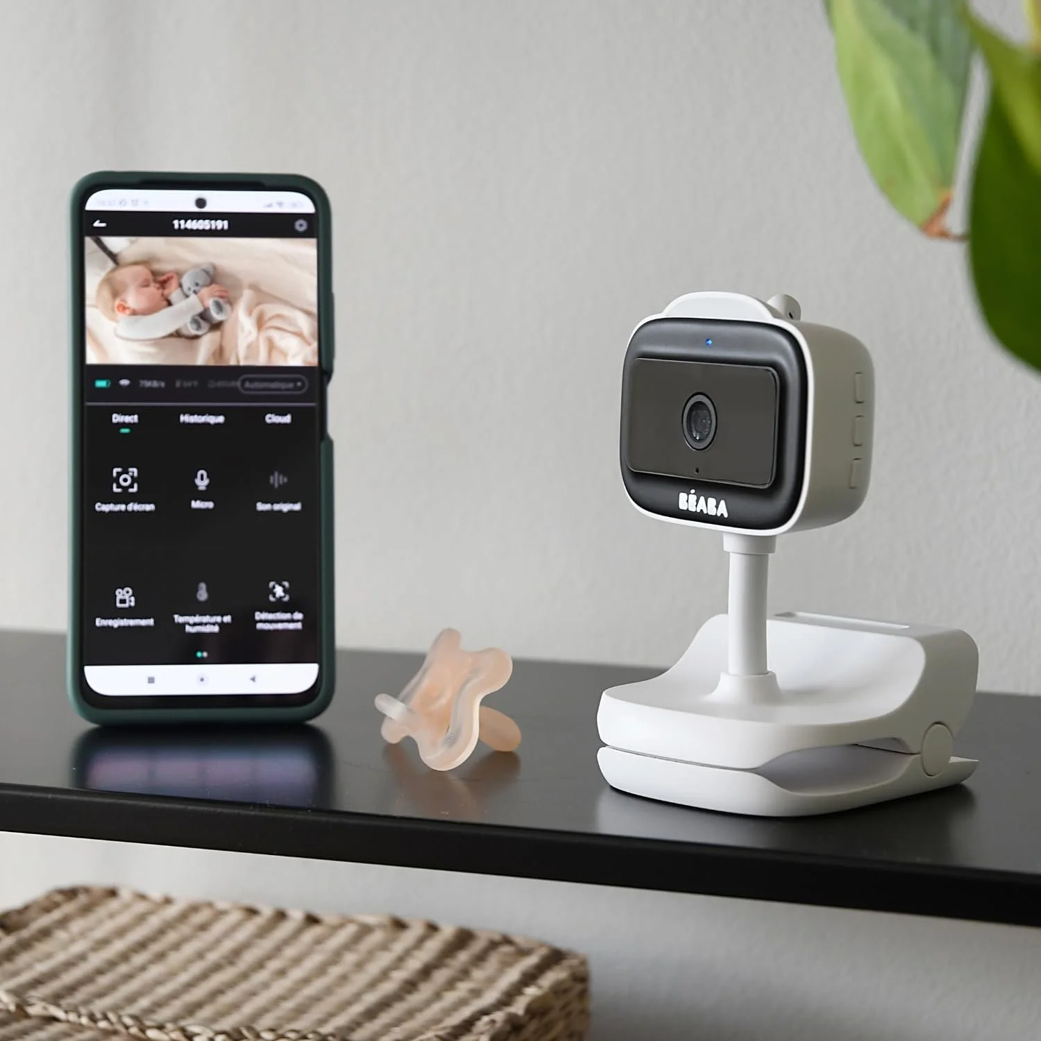 Відеоняня BÉABA Zen Nomad 6 Hours Battery Life White, фото №5 Відеоняня BÉABA Zen Nomad 6 Hours Battery Life White, фото №5