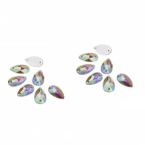 Краплі Стрази Плоскі Кристалічні Намистини FRCOLOR 100 штук - Фото 1