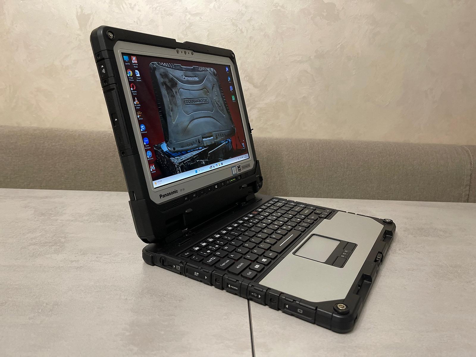 Захищений ноутбук-планшет Panasonic Toughbook CF-33, 12", i5-7300U, 8GB, 256GB, 4G LTE, фото №3