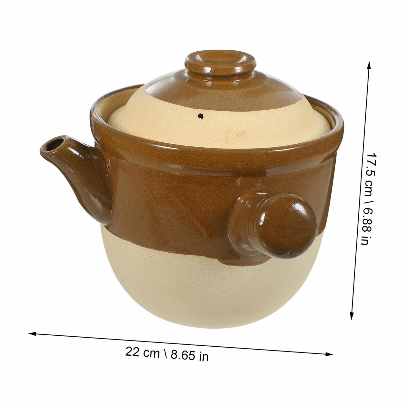 Кастрюля для трав VICASKY жаропрочная керамическая 2 л, фото №7