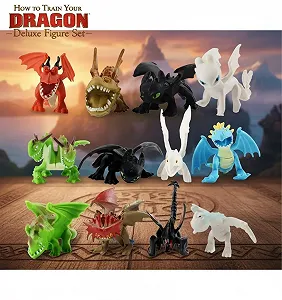 Набір фігурок Як приручити дракона фігурки How to Train Your Dragon іграшки дитячі 12 шт 3-4 см - Фото 1