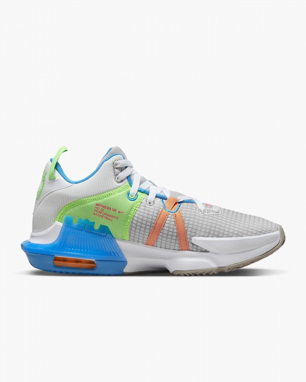 Кросівки Nike LeBron Witness 7 Grey Fog Multi-Color 42.5, фото №3