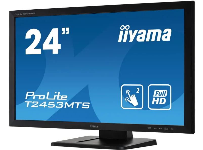 Монітор сенсорний 24" iiyama ProLite T2453MTS-B1 Full HD VA 60 Гц, фото №3