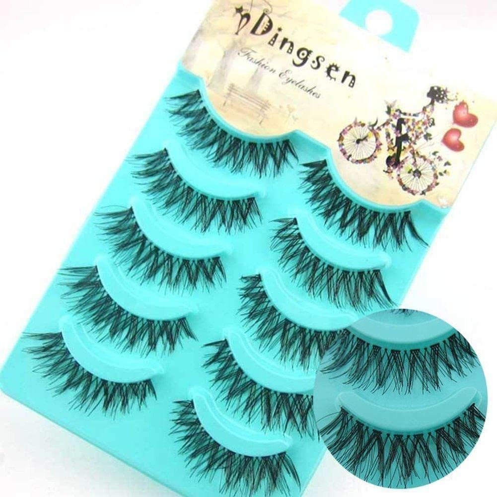 Накладные ресницы Manga Lashes M7S1, 5 пар, черные, фото №5