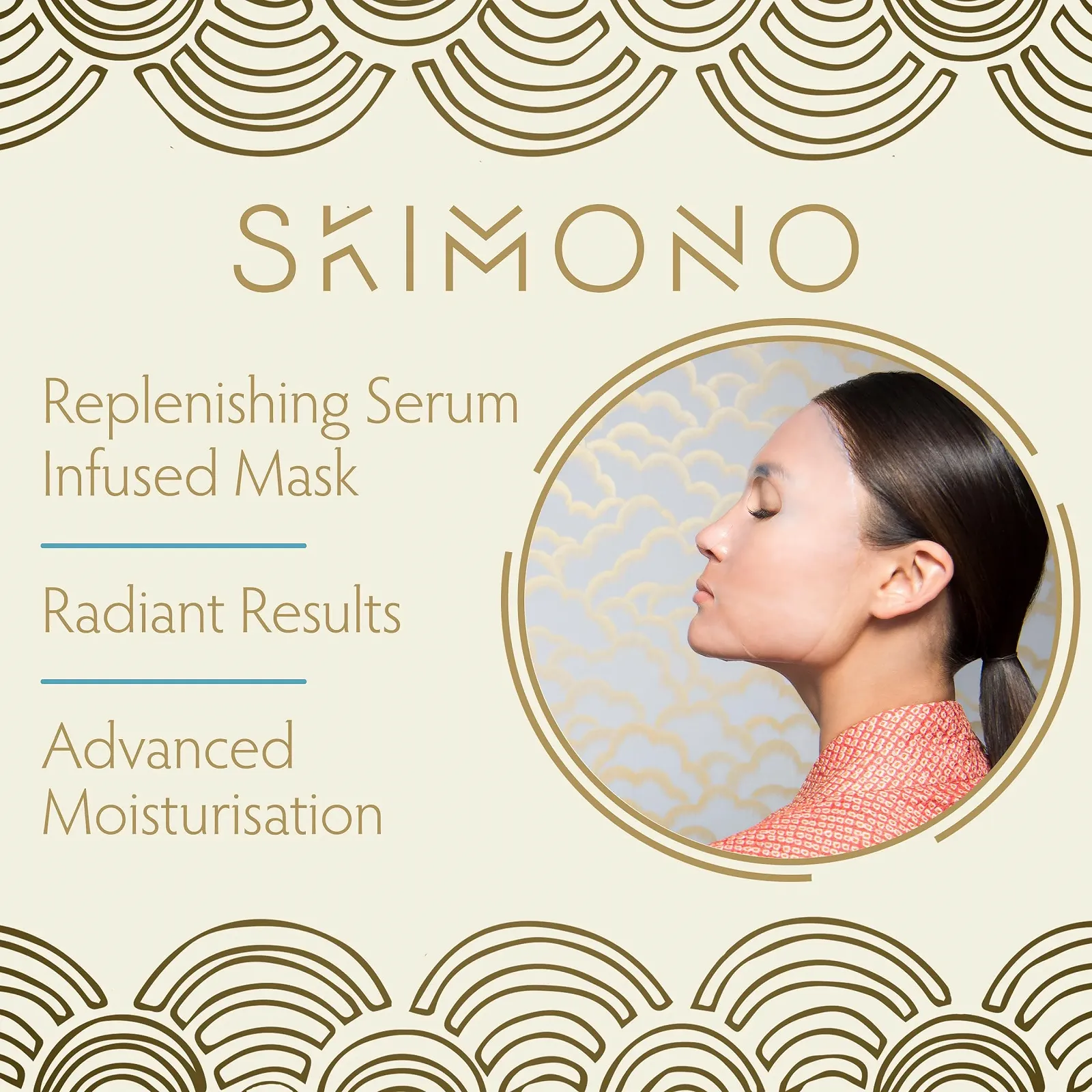 Маска для лица SKIMONO Advanced Moisturisation+ Organic Cellulose (4 шт. в упаковке), фото №3